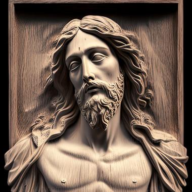 3D model st jesus (STL)